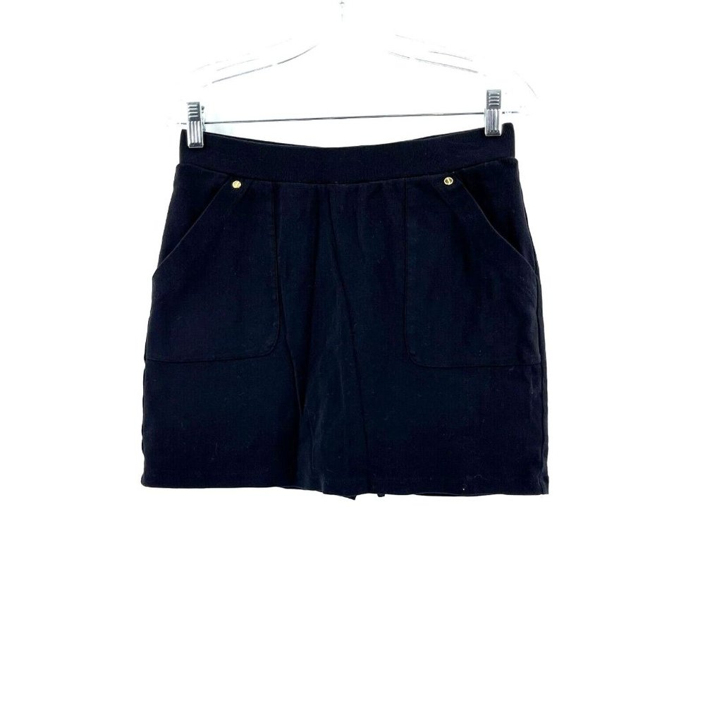 Jones New York Signature Black Golf Skorts Skirt Golfing Stretch Size Small
